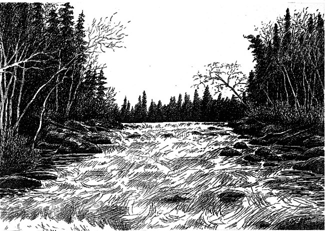 Cranberry Rapids on Whiskey Jack River